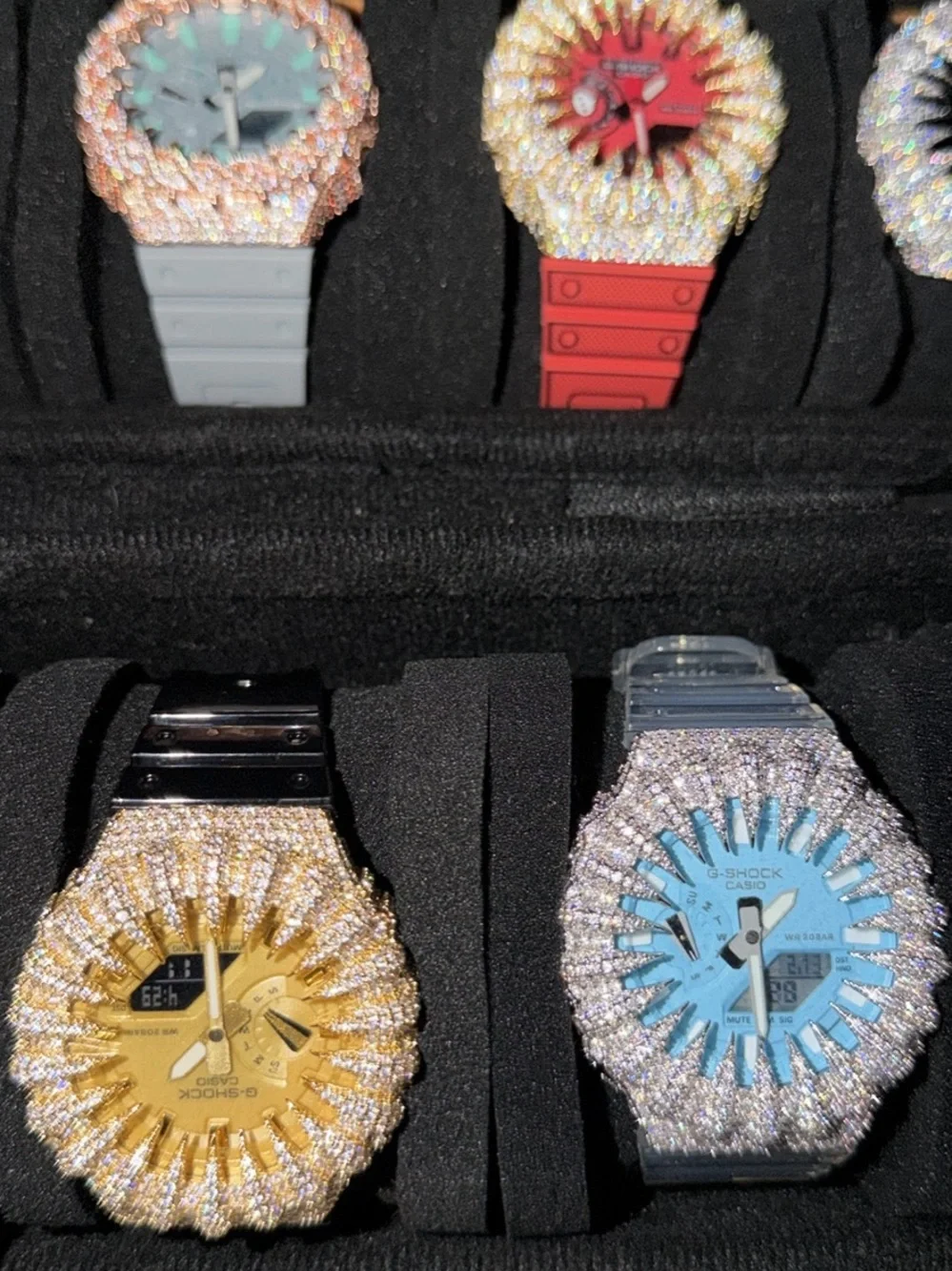 Moissanite Bust-Down Casio Gshocks